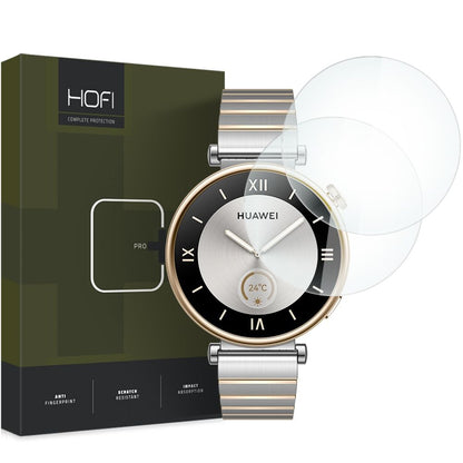 Protective Foil HOFI PRO+ for Huawei Watch GT 4 41mm, Set of 2 pieces, Glass Protected