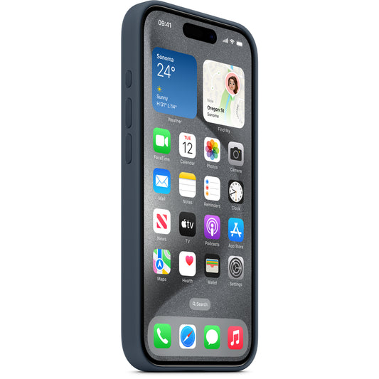 MagSafe Case for Apple iPhone 15 Pro Max, Navy Blue MT1P3ZM/A 
