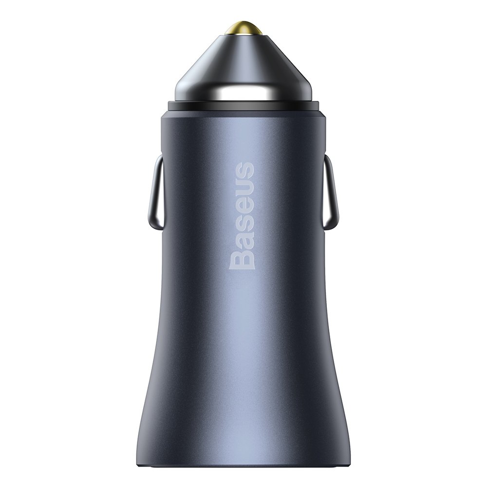 Car Charger Baseus Golden Golden Contactor Pro Dual, 40W, 3A, 2 x USB-A, Grey CCJD-A0G
