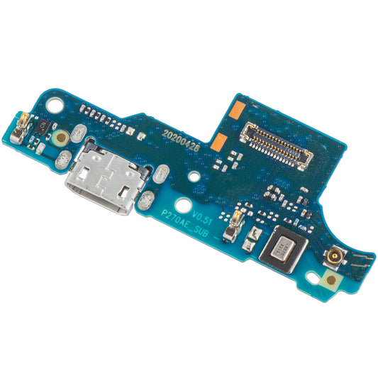 Motorola Moto Moto E7 Plus Microphone Charging Connector Plate, Service Pack 5P68C17424 